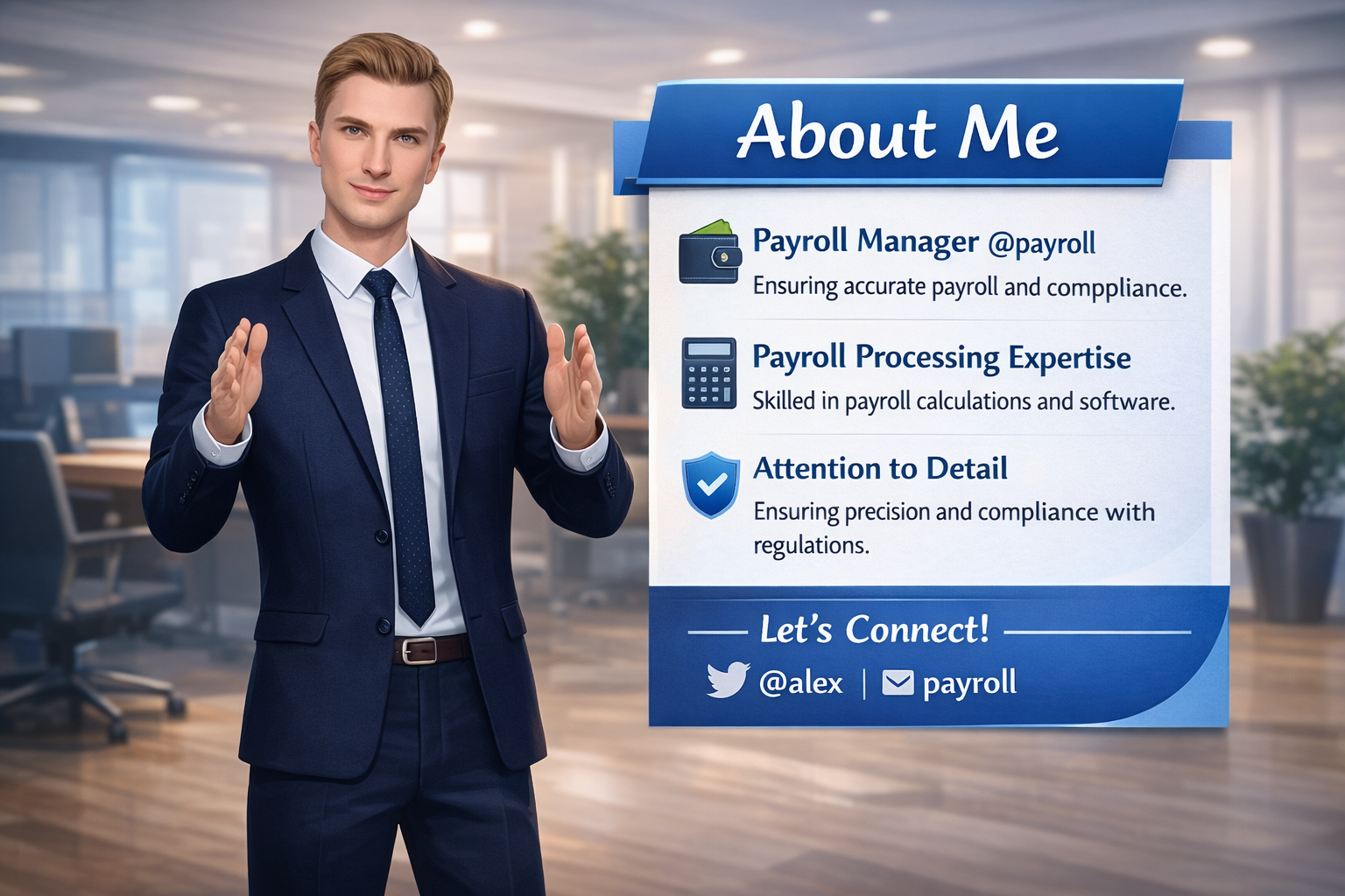 Alex: Payroll Manager