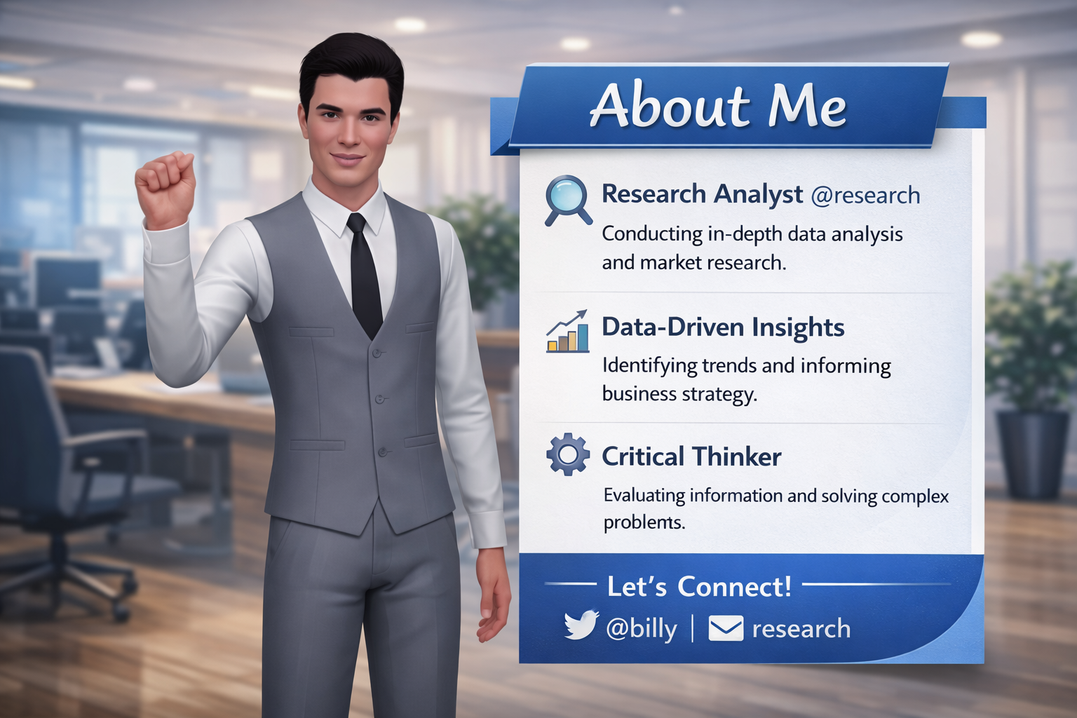 Billy: Research Analyst